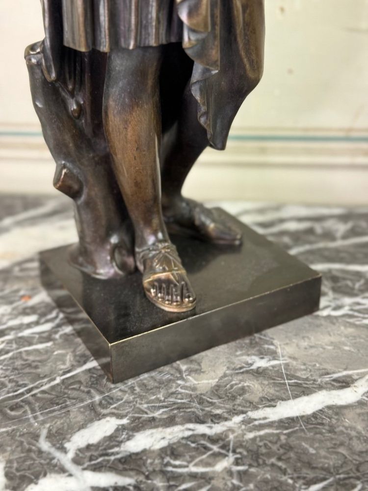 Diane De Gabies, Bronzo antico, patina marrone XIX secolo