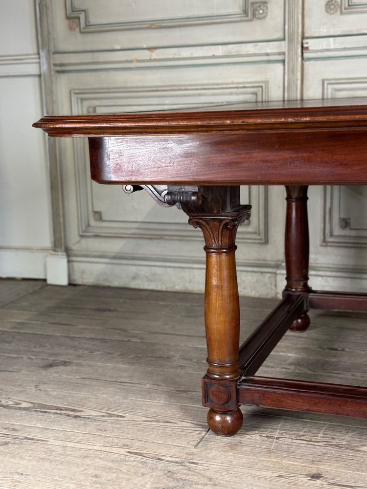 Pair Of Mahogany Library Tables, circa 1880