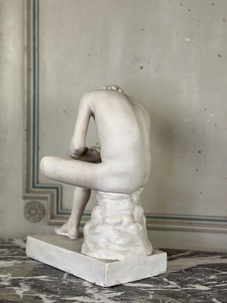 Spinario, calco in gesso di epoca antica, circa 1900