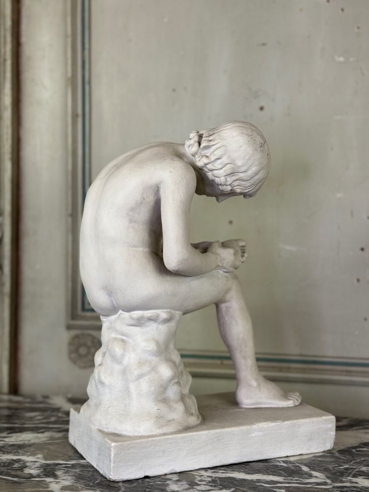 Spinario, calco in gesso di epoca antica, circa 1900