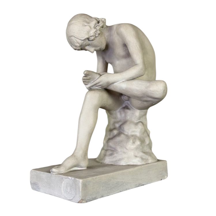 Spinario, calco in gesso di epoca antica, circa 1900