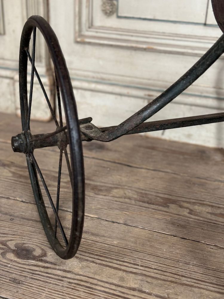 Tricycle D’enfants En Fer Forgé, Vers 1900