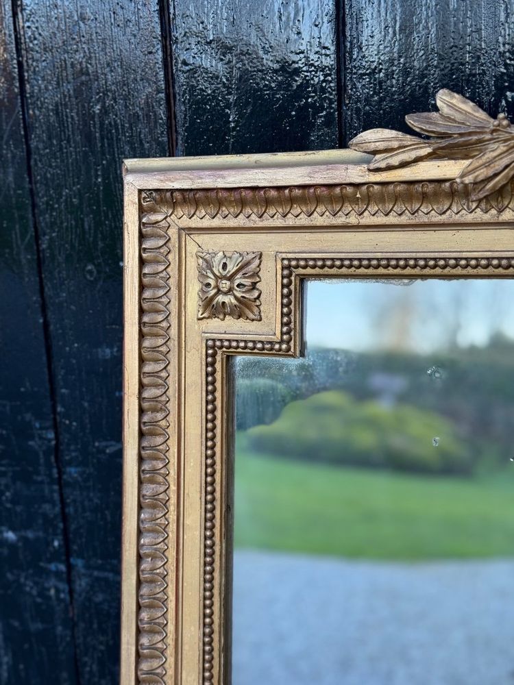 Specchio in legno dorato stile Luigi XVI Circa 1880