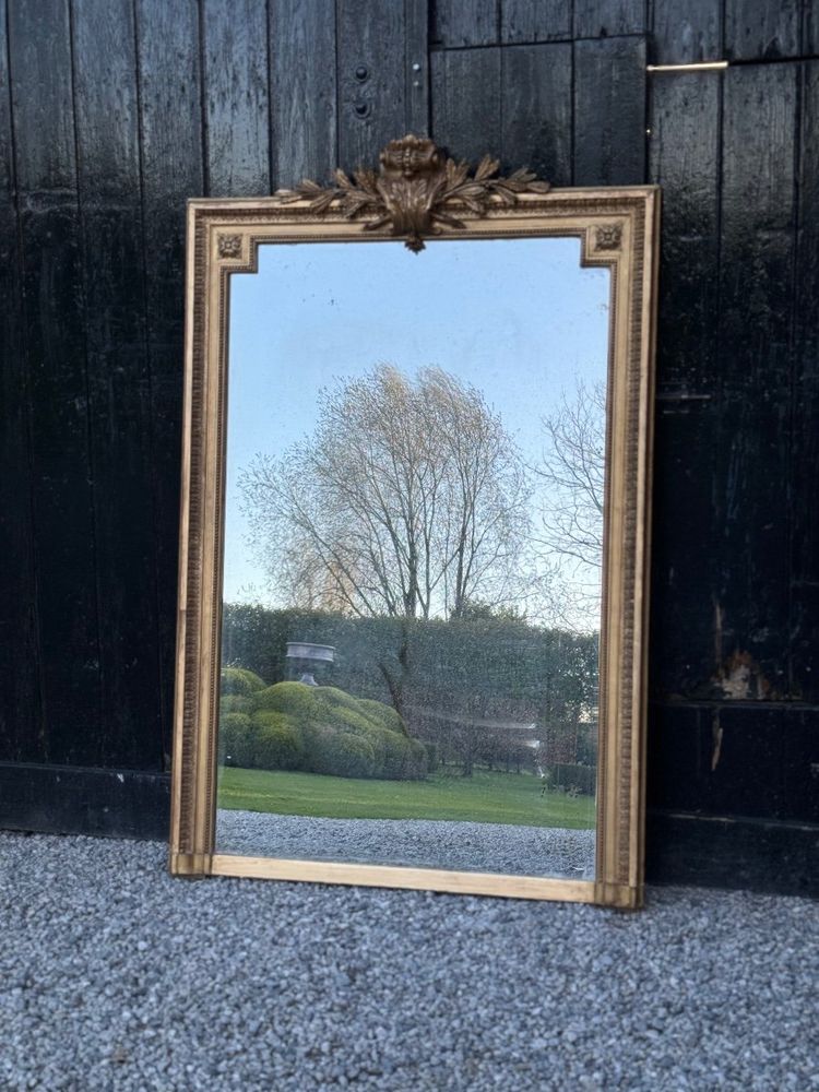 Specchio in legno dorato stile Luigi XVI Circa 1880