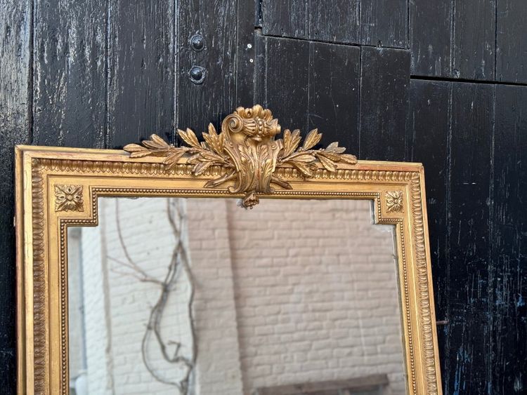 Specchio in legno dorato stile Luigi XVI Circa 1880