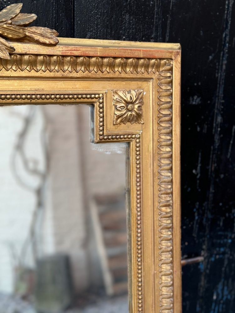 Specchio in legno dorato stile Luigi XVI Circa 1880