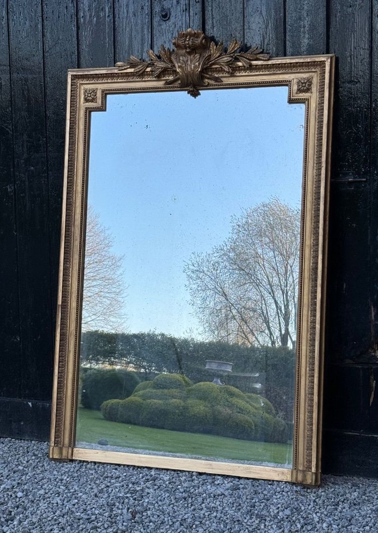 Specchio in legno dorato stile Luigi XVI Circa 1880