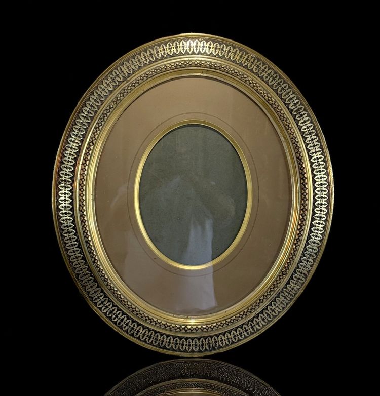PAIRE DE GRANDS CADRES EPOQUE NAPOLEON III AVEC LES PASSES PARTOUT ET VITRES