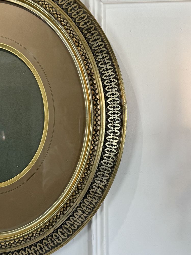 PAIRE DE GRANDS CADRES EPOQUE NAPOLEON III AVEC LES PASSES PARTOUT ET VITRES