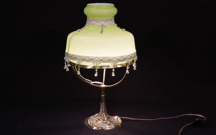 Lampada Art Déco di Leleu