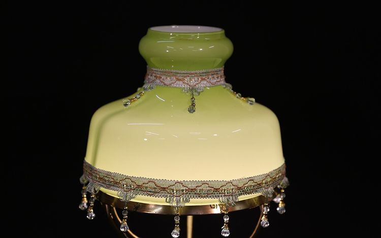 Lampada Art Déco di Leleu