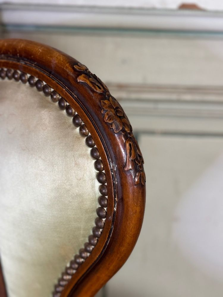 Pair Of Louis XV Style Bergères In Finely Carved Walnut About 1920