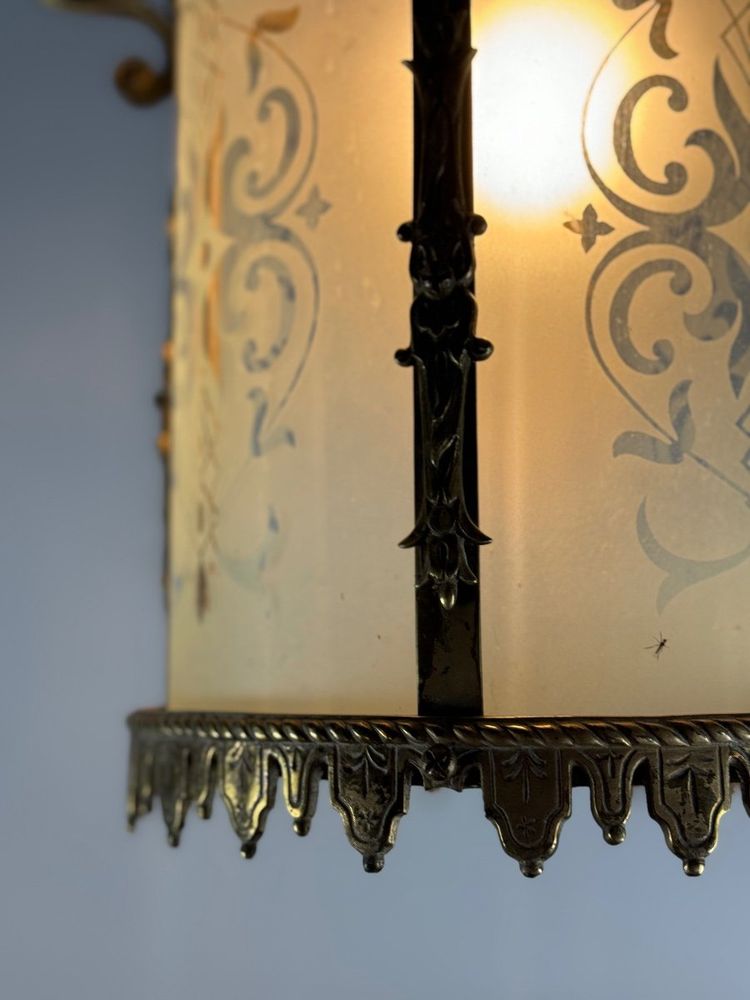 Napoleon III Style Bronze Lantern Circa 1900