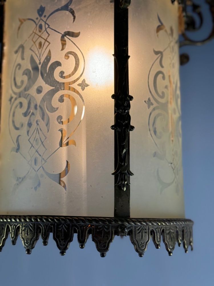 Napoleon III Style Bronze Lantern Circa 1900