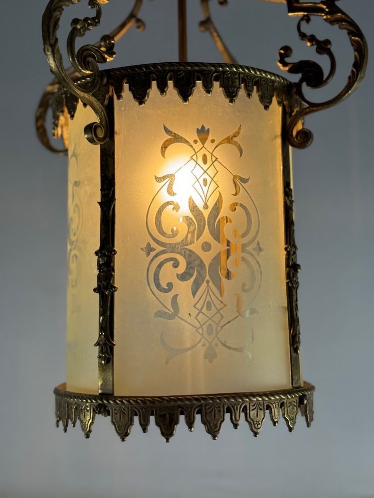 Napoleon III Style Bronze Lantern Circa 1900