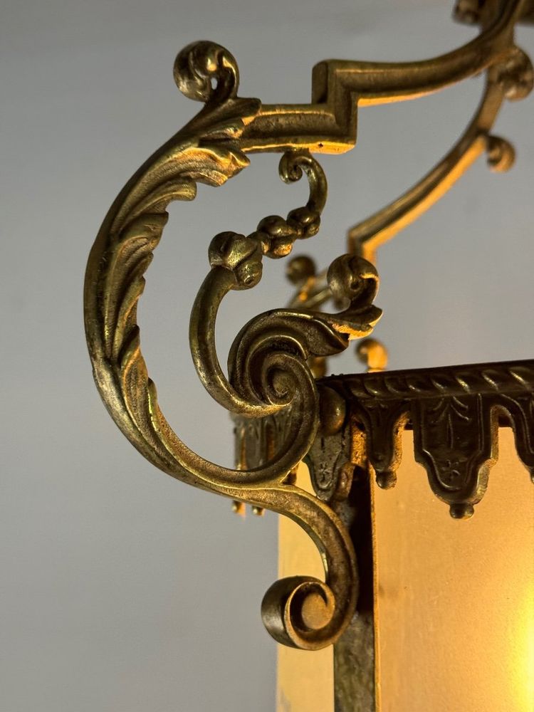Napoleon III Style Bronze Lantern Circa 1900