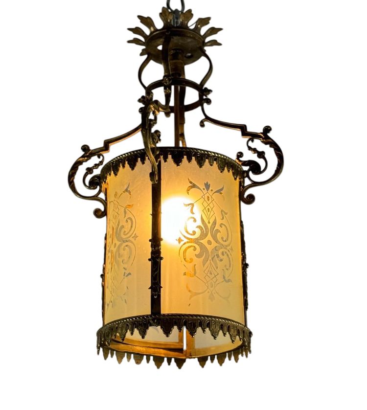 Napoleon III Style Bronze Lantern Circa 1900