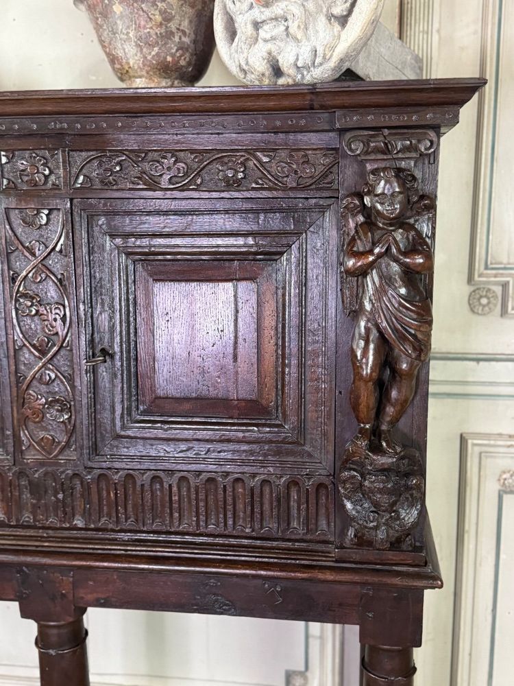 Renaissance credenza, Dressoir-cabinet, Netherlands, 17th century
