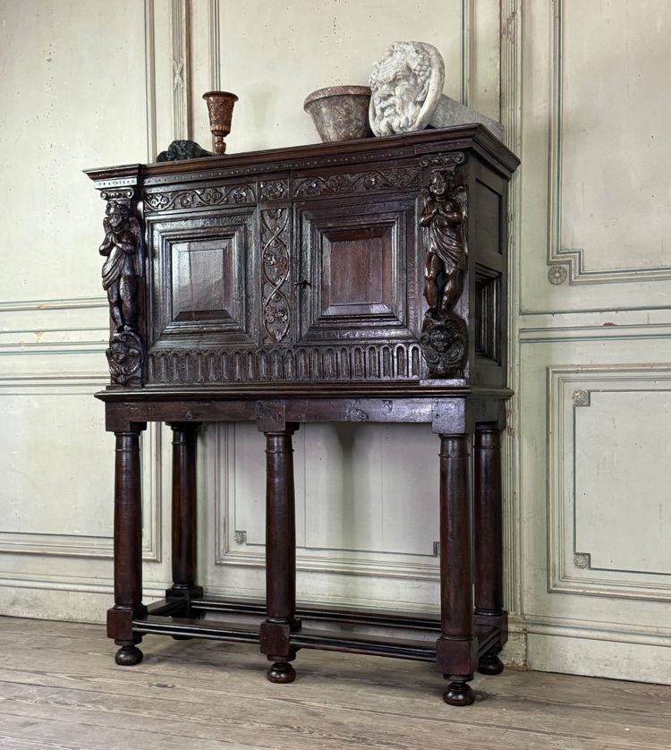 Renaissance credenza, Dressoir-cabinet, Netherlands, 17th century