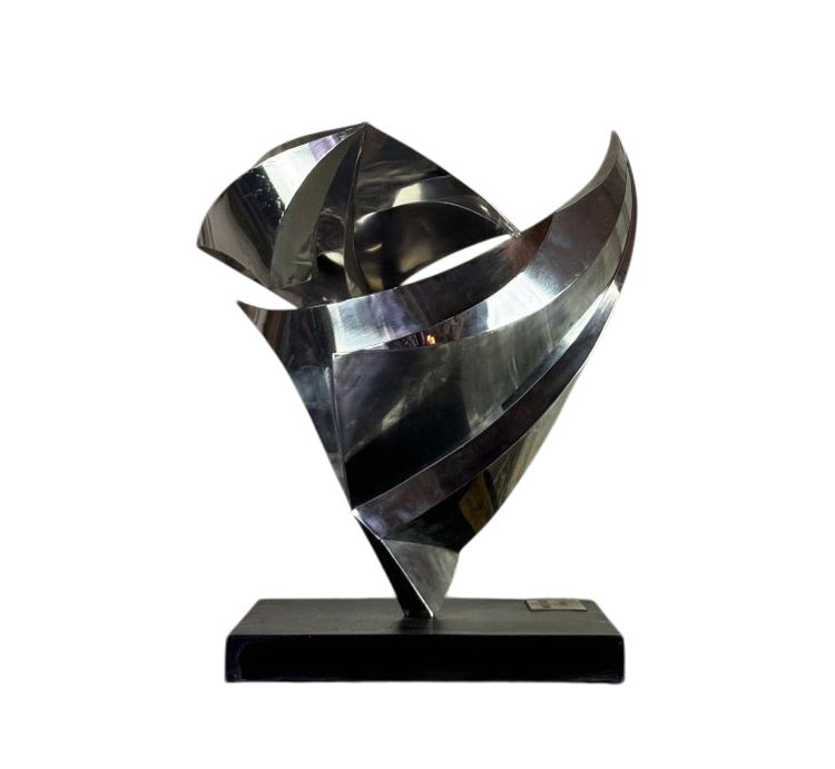 Scultura in acciaio, Janos Maróti, Ungheria, 1984