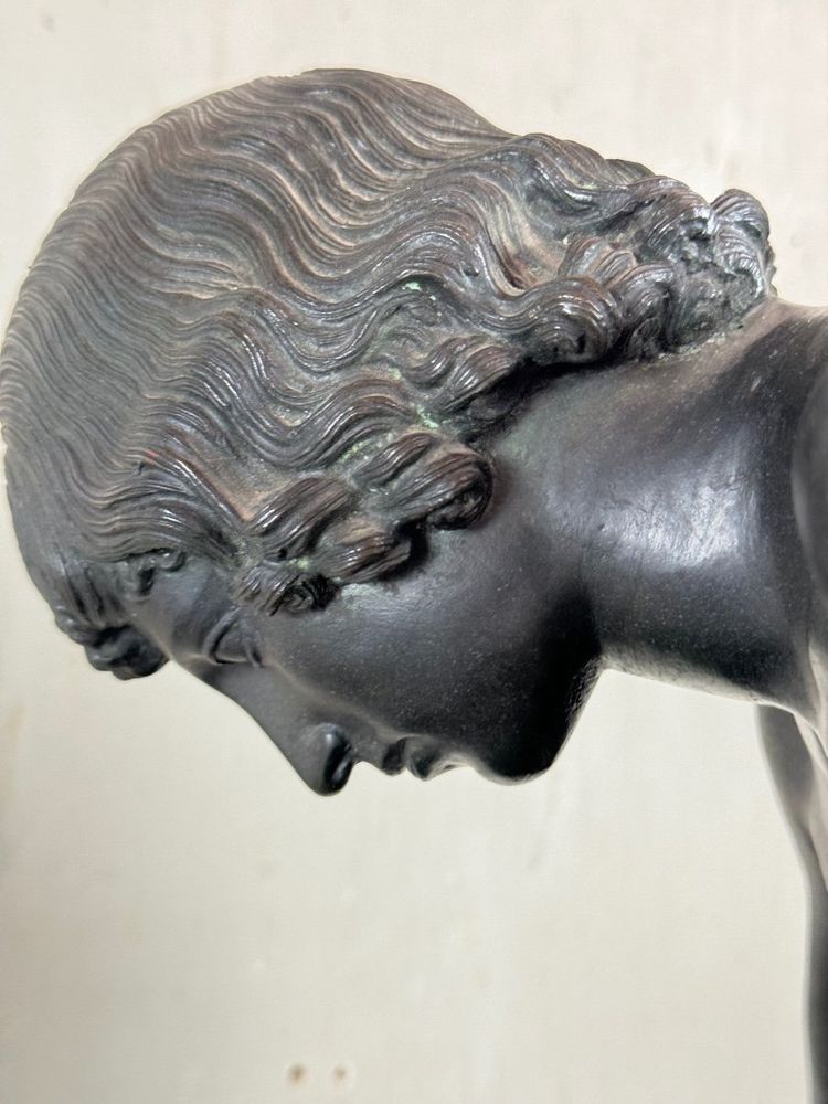 Estrattore di spine, grande bronzo da un antico, circa 1880