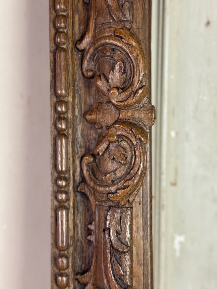Cadre Regence En Chêne Sculpté, XVIIIème Siècle