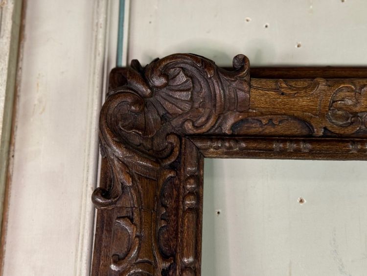 Cadre Regence En Chêne Sculpté, XVIIIème Siècle