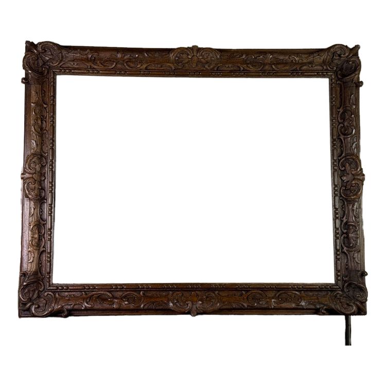 Cadre Regence En Chêne Sculpté, XVIIIème Siècle