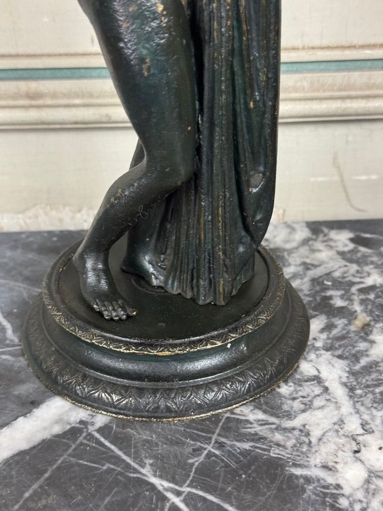 Venere Callipigia, scultura in bronzo patinato nero, Grand Tour, XIX secolo
