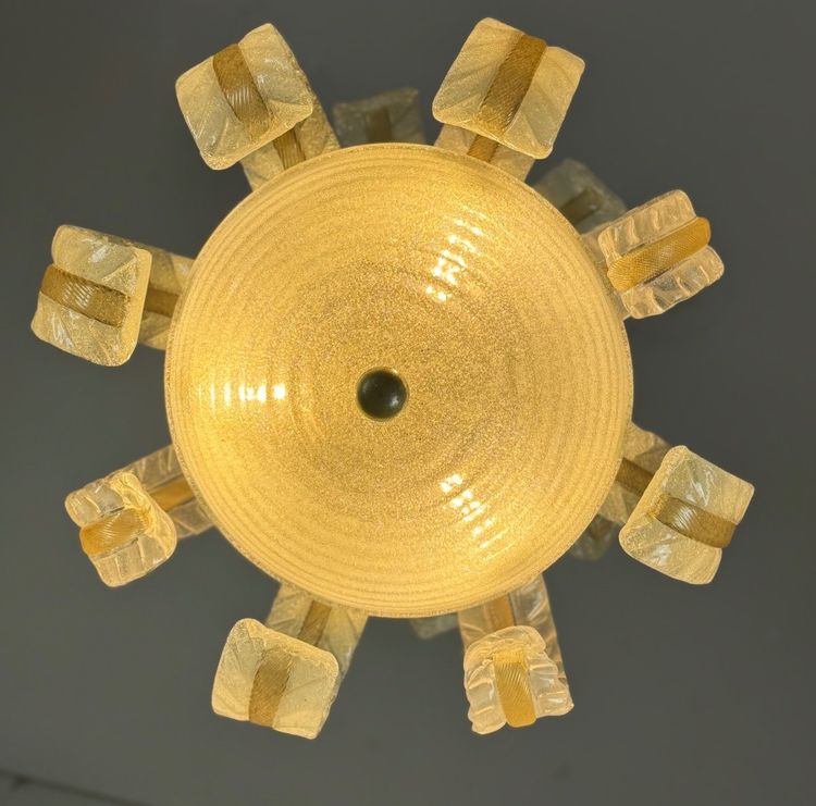 Venetian Murano Glass Chandelier by Barovier Circa 1940