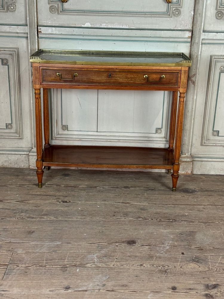 Console En Acajou Louis XVI, XVIIIème siècle