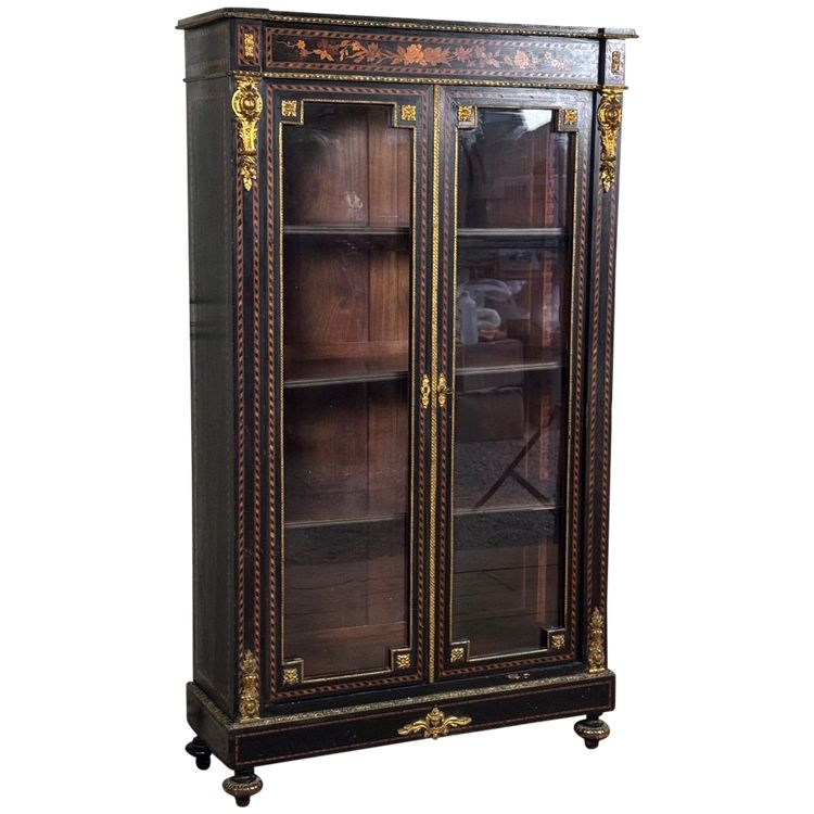 Library, Showcase Napoleon III, Italy About 1880