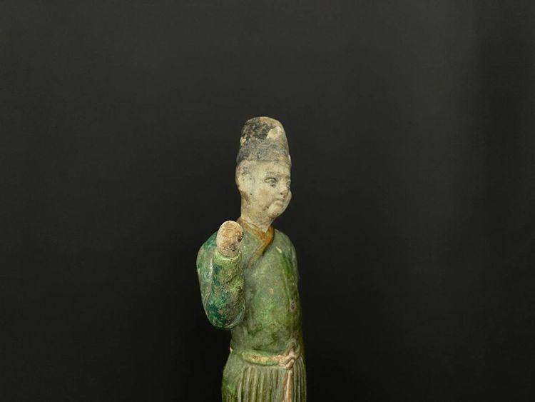 Glazed terracotta statuette – Ming style, China, 19th century
