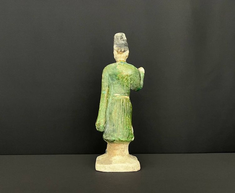 Glazed terracotta statuette – Ming style, China, 19th century