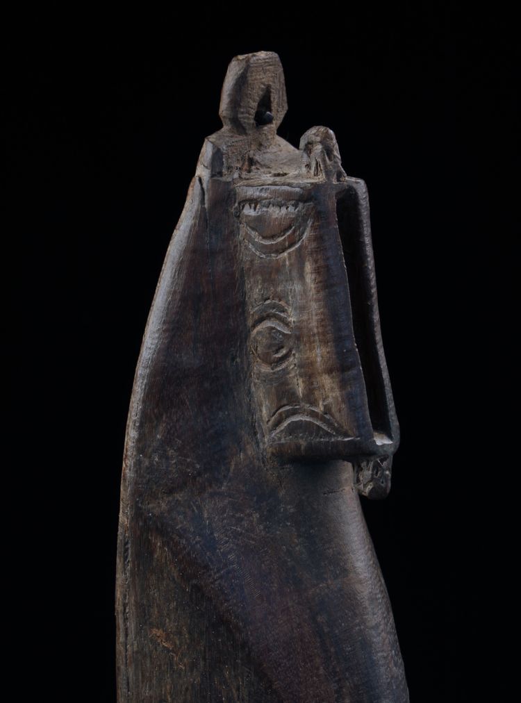 Maschera antizanzare, arte oceanica, prime arti, arte tribale, Papua Nuova Guinea, Oceania, 60 cm
