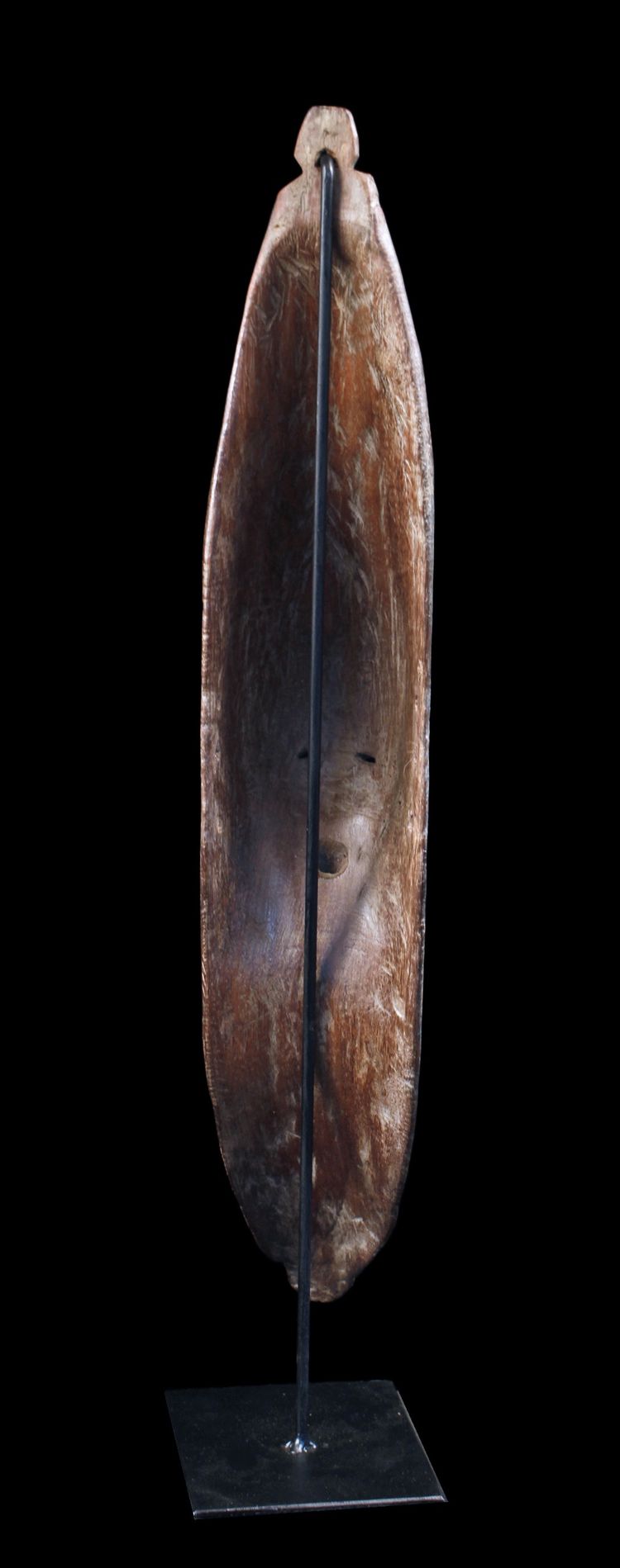 Maschera antizanzare, arte oceanica, prime arti, arte tribale, Papua Nuova Guinea, Oceania, 60 cm