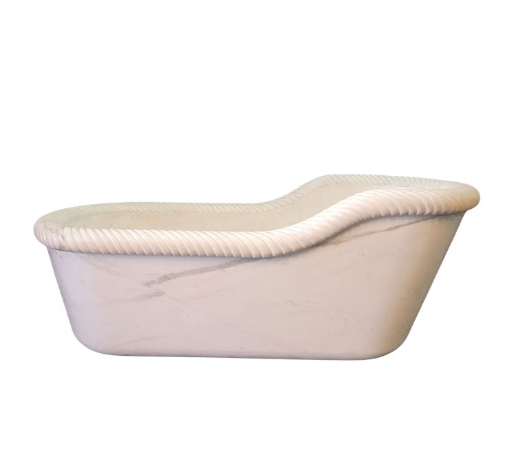 Marble bathtub, early/mid 19th century