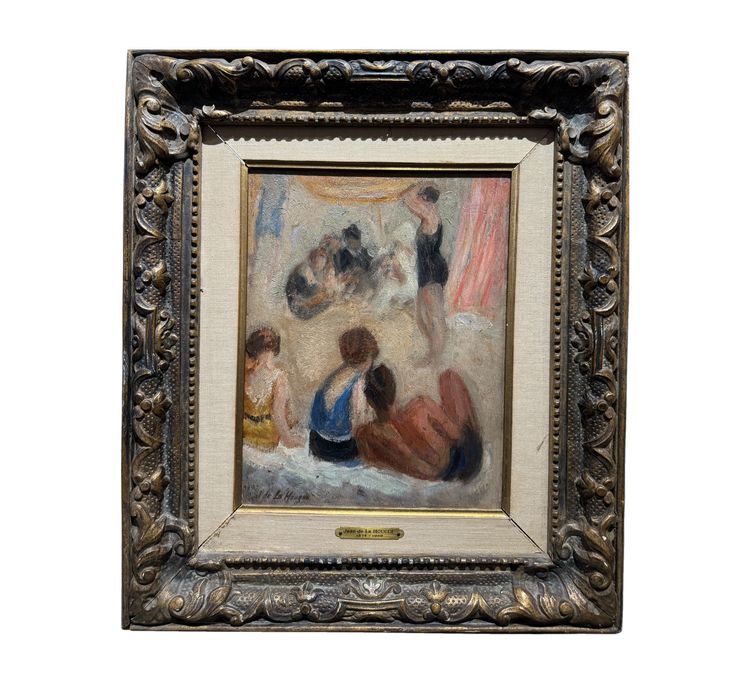 Jean De La Hougue (1874-1959) - Sulla spiaggia, 1920 circa