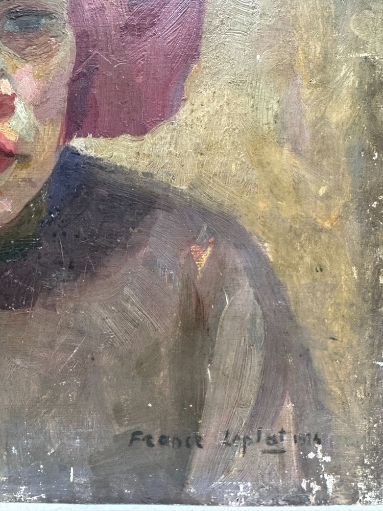 France Leplat (1895-1953) – Porträt eines kleinen Mädchens, 1924