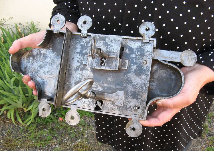 Large Castle Gate Lock.