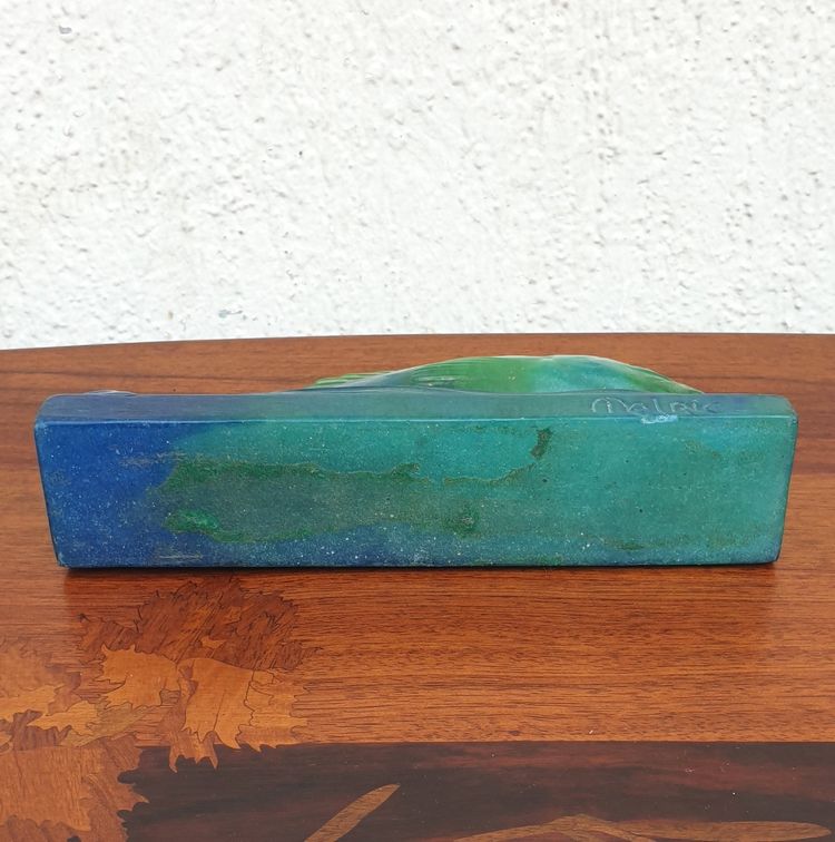 Amalric  Walter Nancy, Poisson En Pâte De Verre, Début XXème Siècle