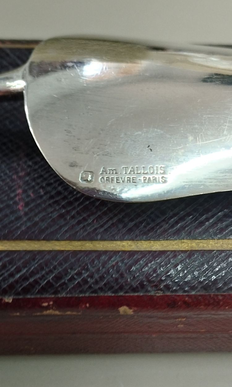 AM. TALLOIS Silver Cake Server