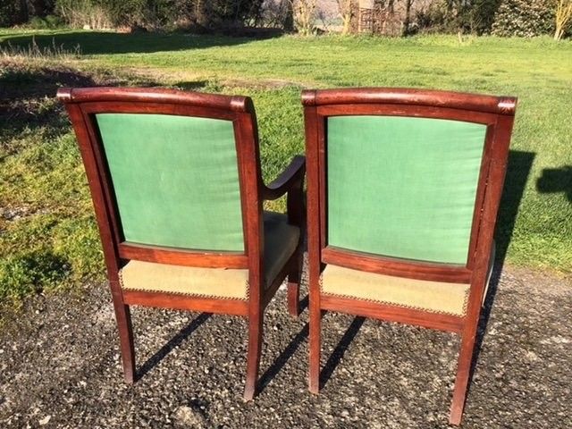 Paire de Fauteuils Charles X