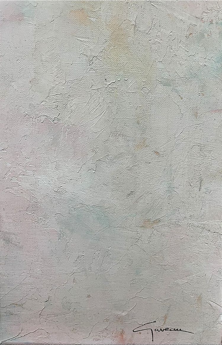 Claude GAVEAU (1940-2021), Huile sur toile des années 1970 intitulée "Bouquet".