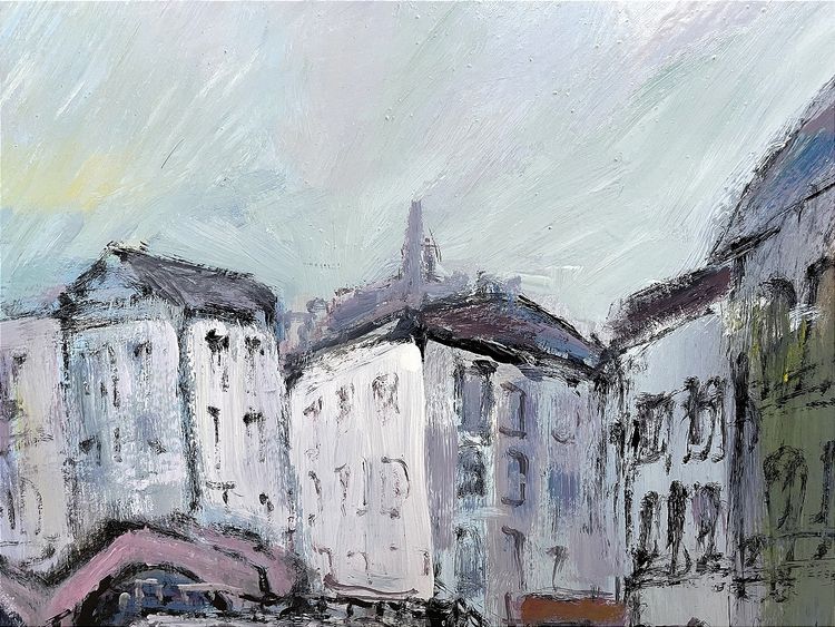Mario Bonamici (1912-2002), Tableau "Venise", Années 1970.