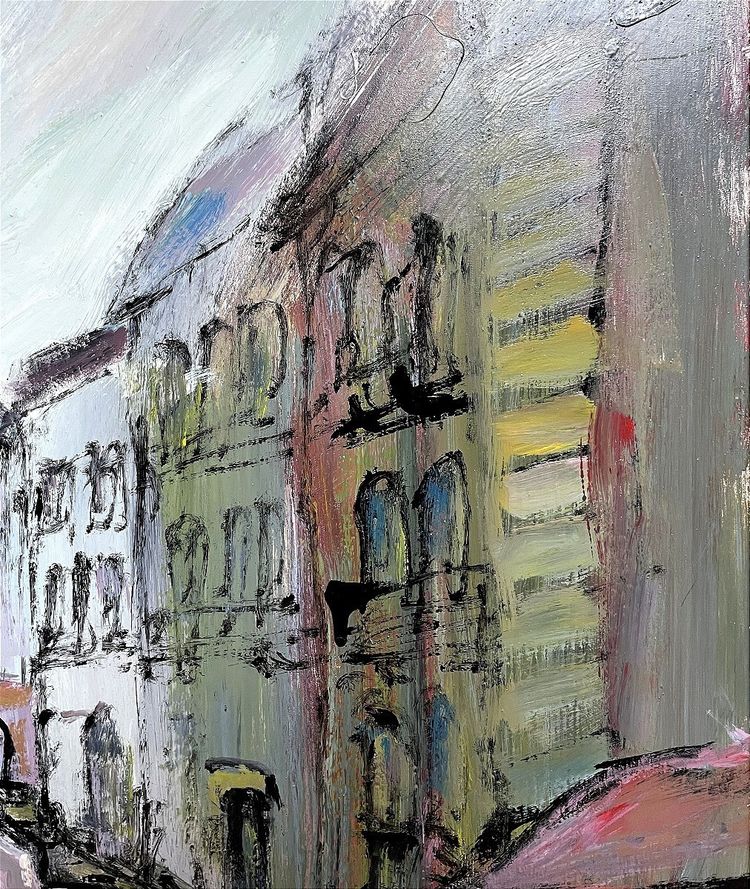Mario Bonamici (1912-2002), Tableau "Venise", Années 1970.