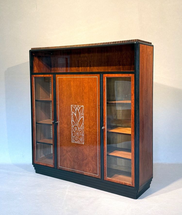 Art-Deco-Bibliothek aus Palisander