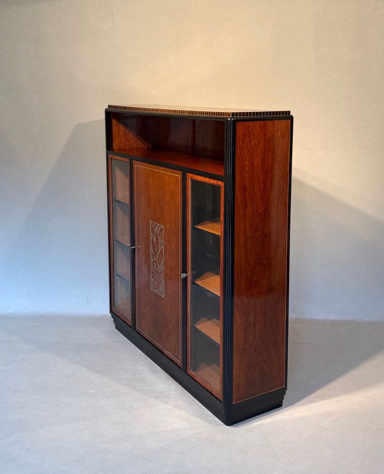 Art-Deco-Bibliothek aus Palisander