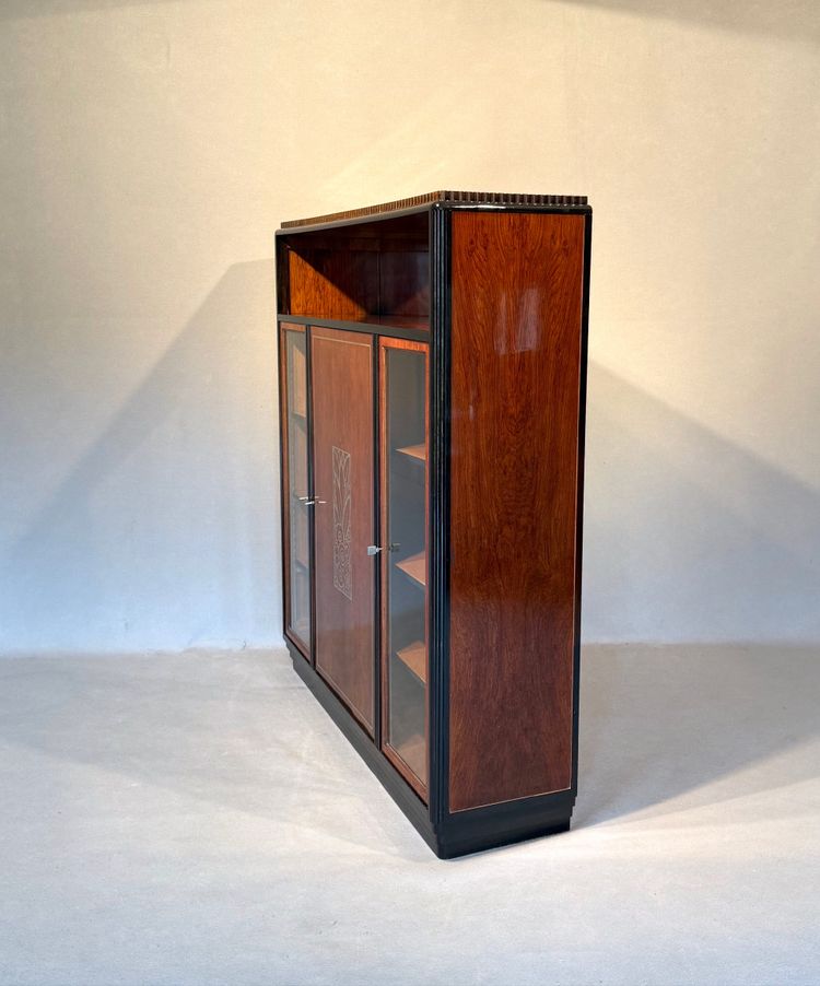 Art-Deco-Bibliothek aus Palisander