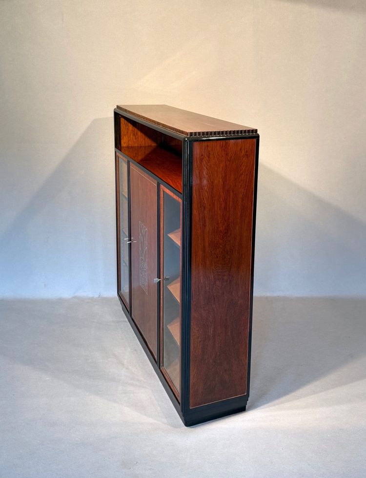 Art-Deco-Bibliothek aus Palisander